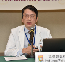 Professor Leung Wai-keung, Li Shu Fan Medical Foundation Professor in Gastroenterology, Clinical Professor of Department of Medicine, Li Ka Shing Faculty of Medicine, HKU points out that, the HKU study finds that the long-term use of PPIs doubled the risk of stomach cancer development even after successful H. pylori eradication.  The risk rose in tandem with the dose and duration of PPIs treatment. 