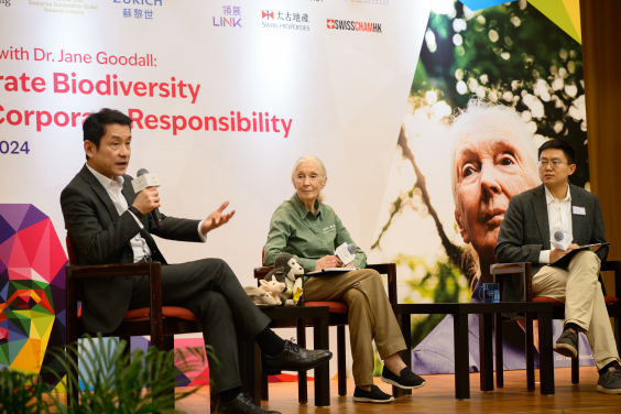 Dr. Jane Goodall made her sharing in the event