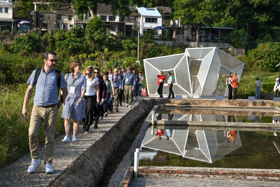 University partners visit Yim Tin Tsai