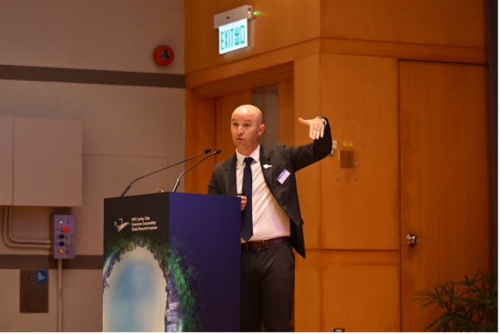 斯坦福大學教授、前美國白宮首席環境經濟學家Solomon Hsiang教授發表主題演講